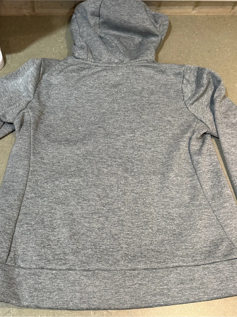 Nike Kids Grey Hoodie with Hot Pink & Black Swoosh